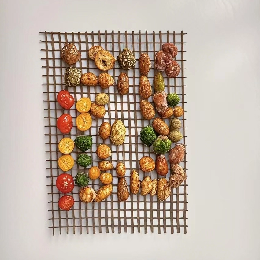  Square Square Barbecue Mat 20×15 cm